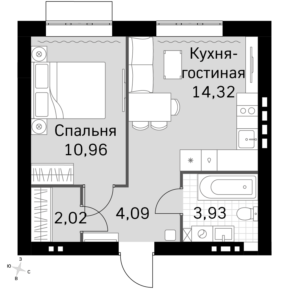 План таунхауса