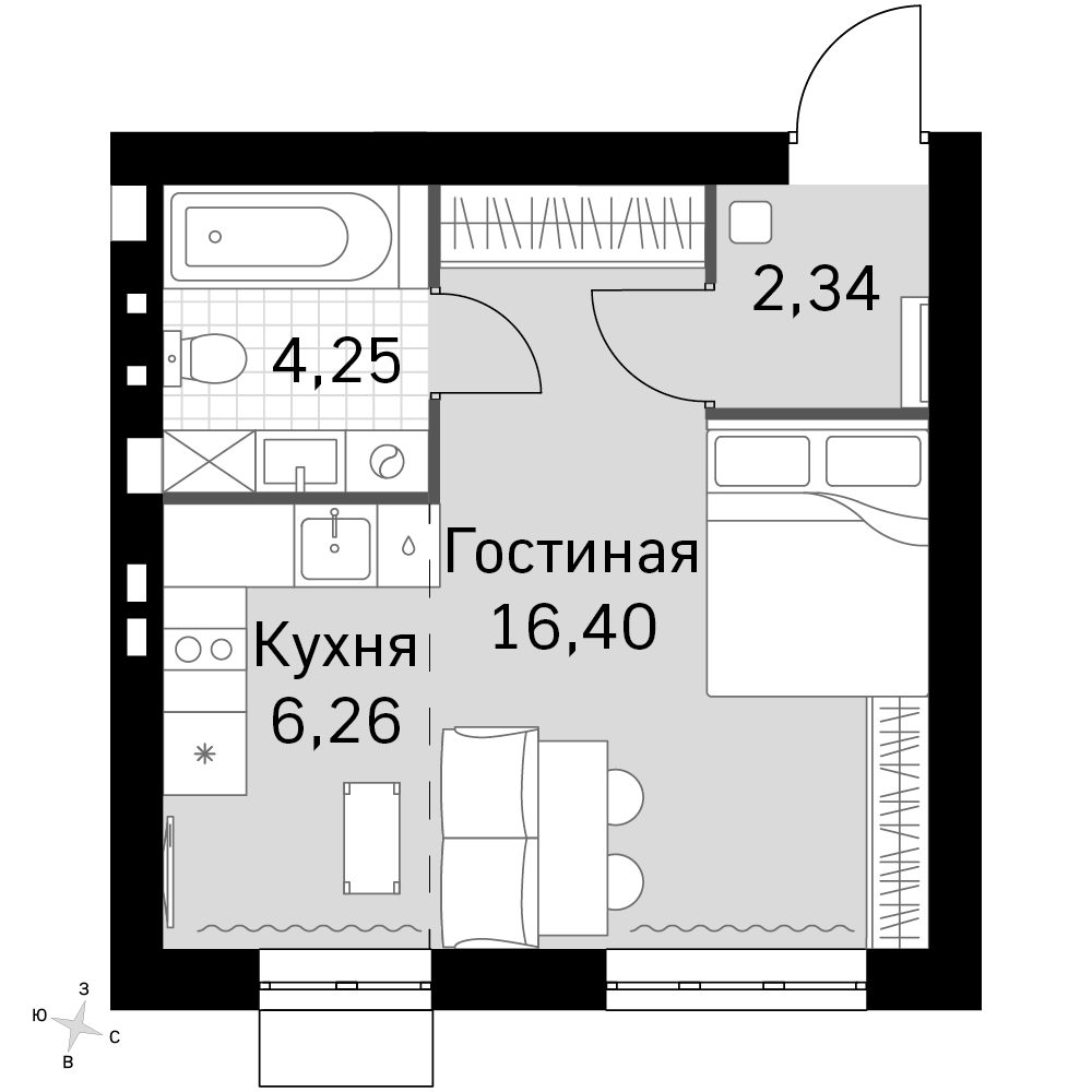 План таунхауса