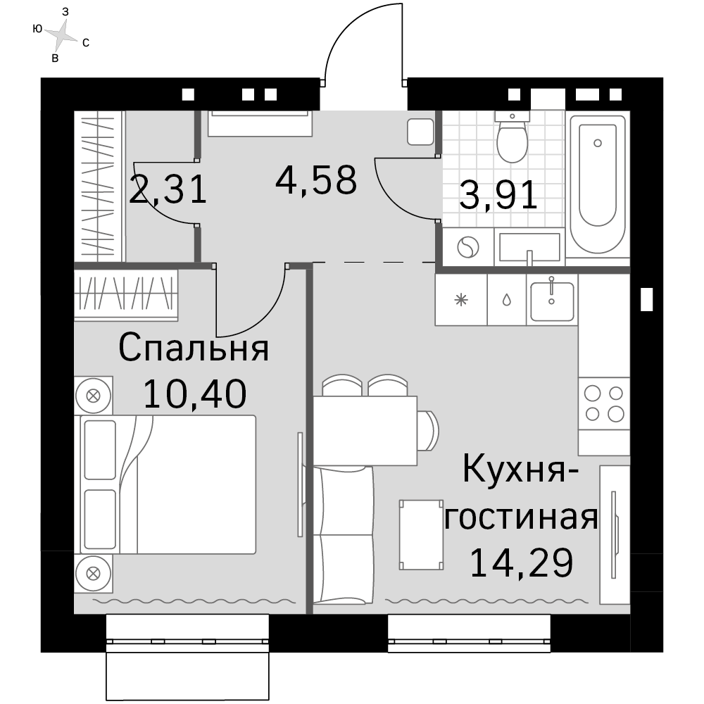 План таунхауса