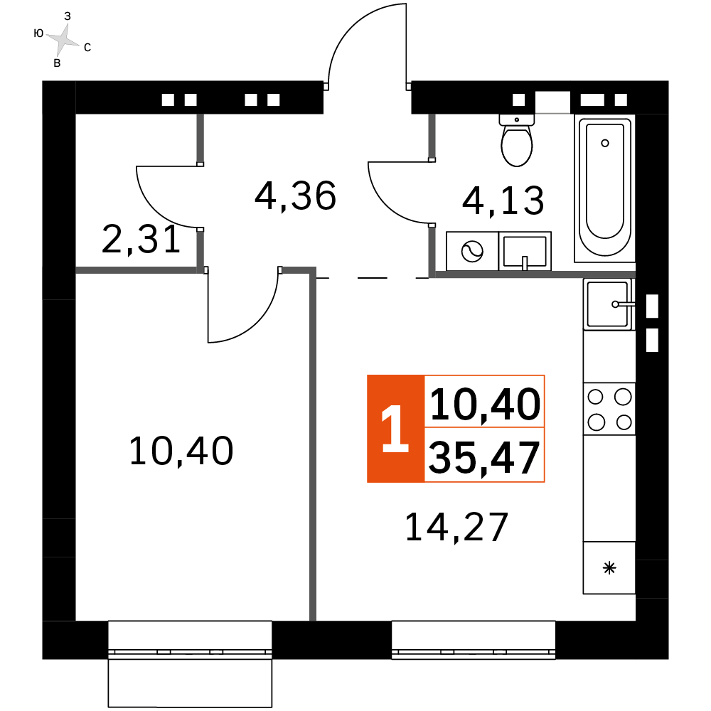 План таунхауса