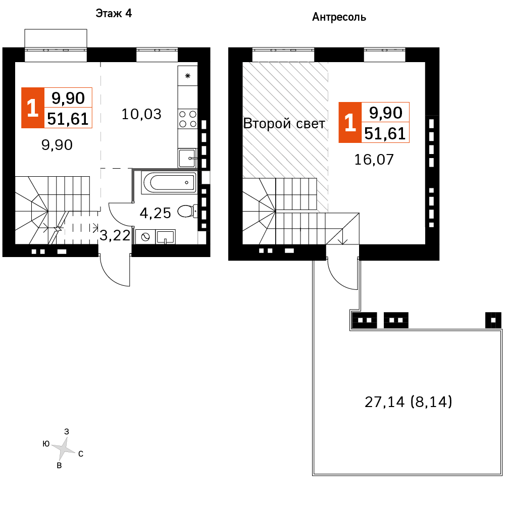 План таунхауса