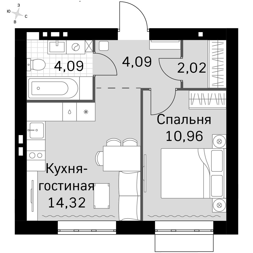 План таунхауса