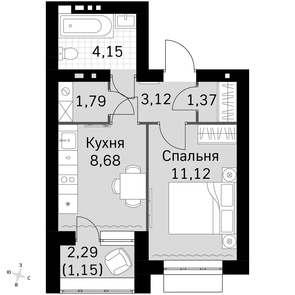 План таунхауса