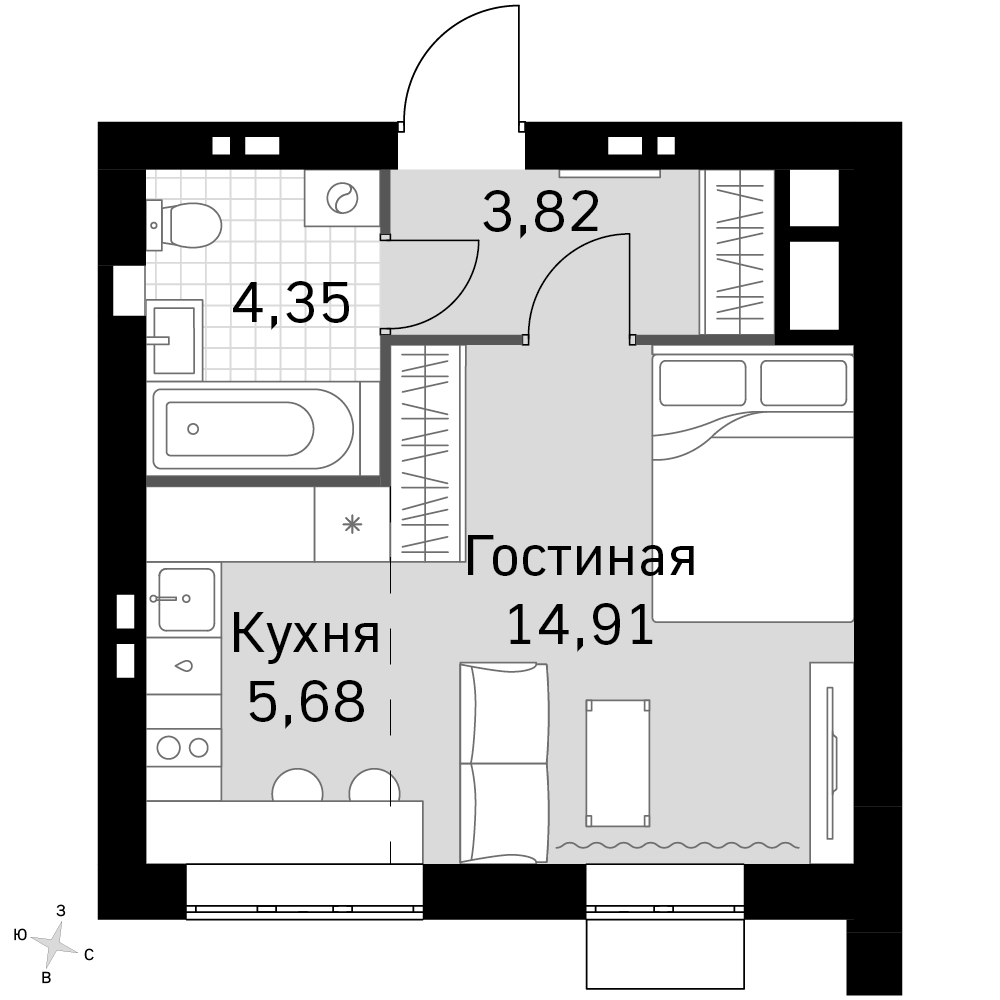 План таунхауса