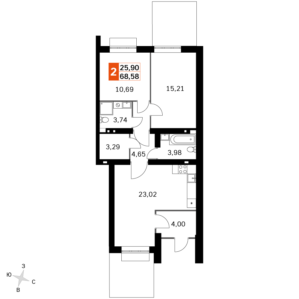 План таунхауса