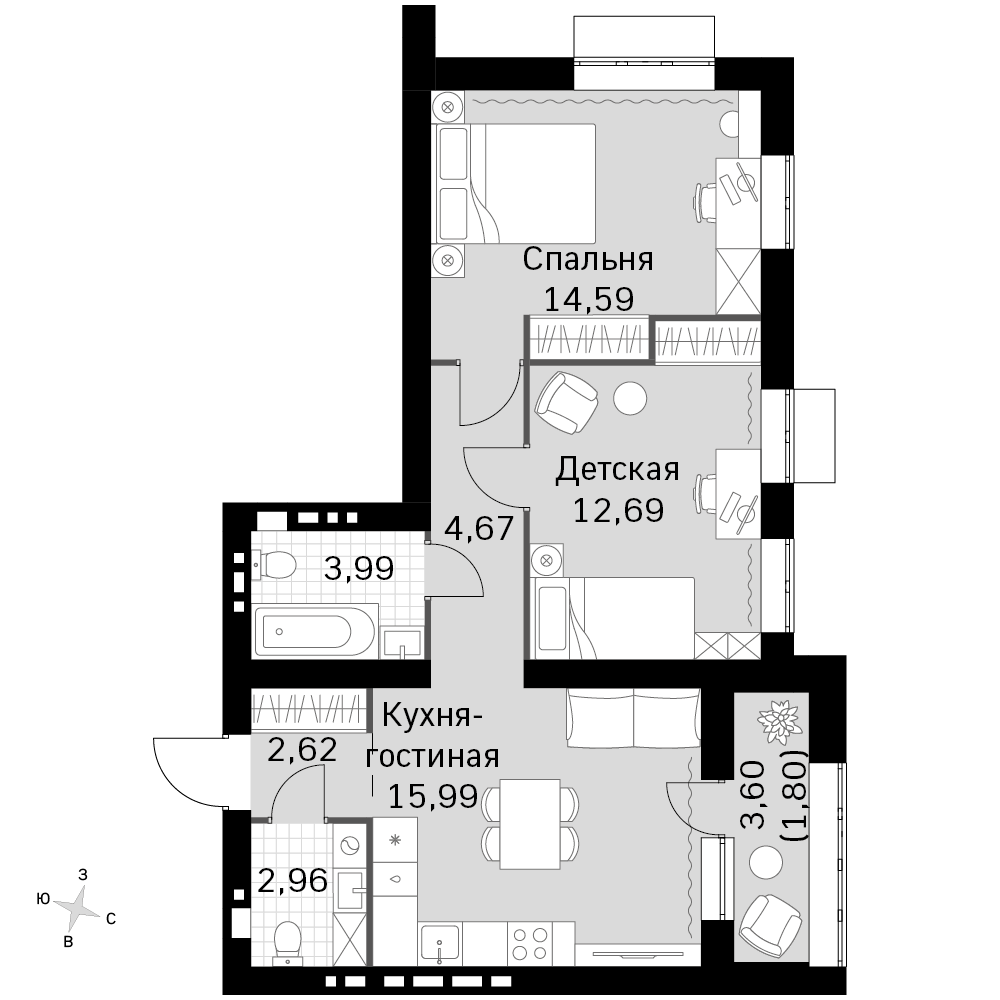 План таунхауса