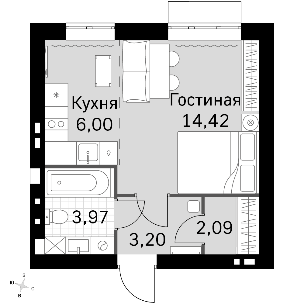 План таунхауса