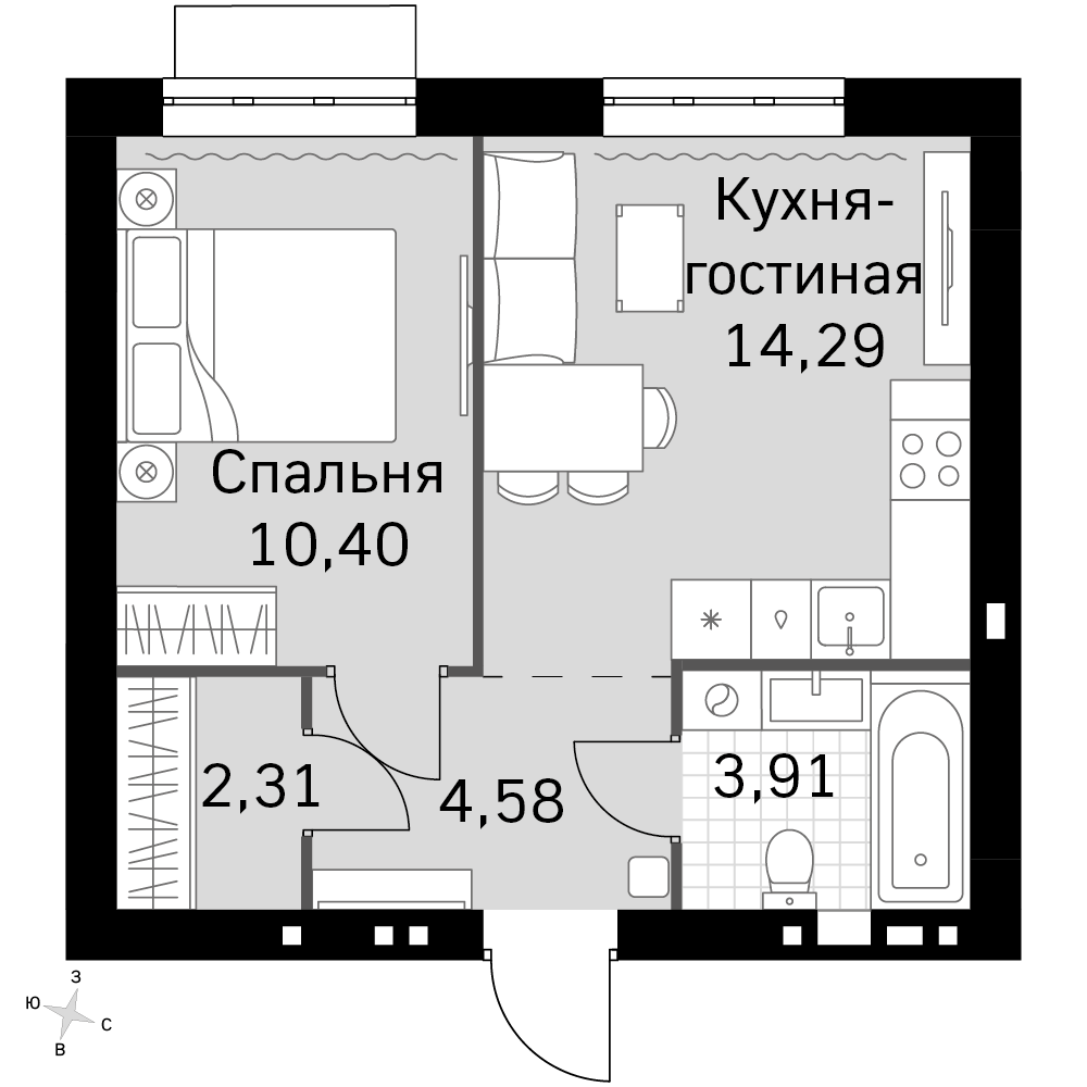 План таунхауса