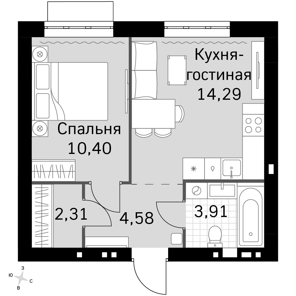 План таунхауса
