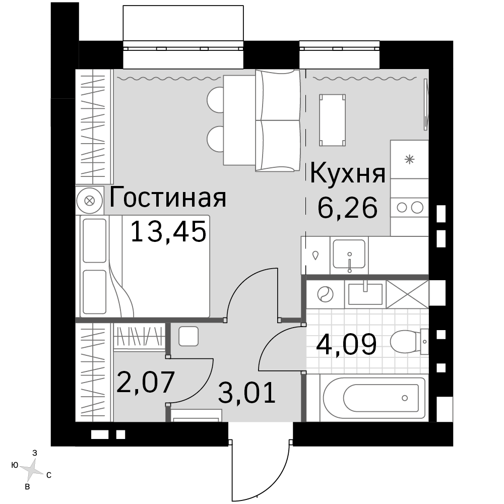 План таунхауса