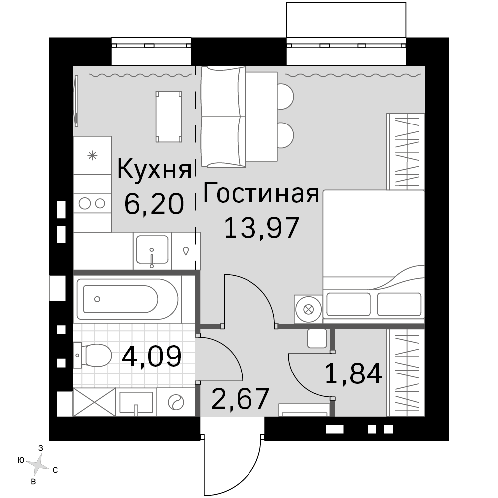 План таунхауса