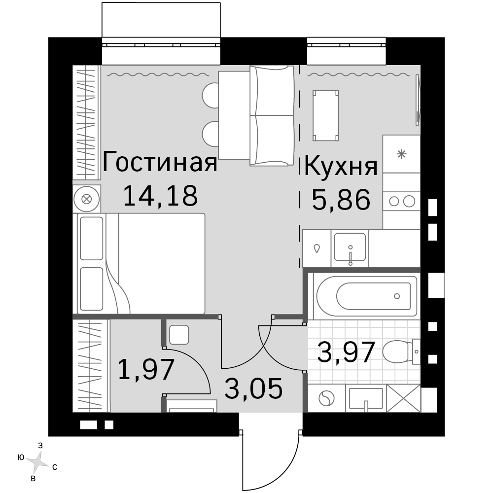 План таунхауса