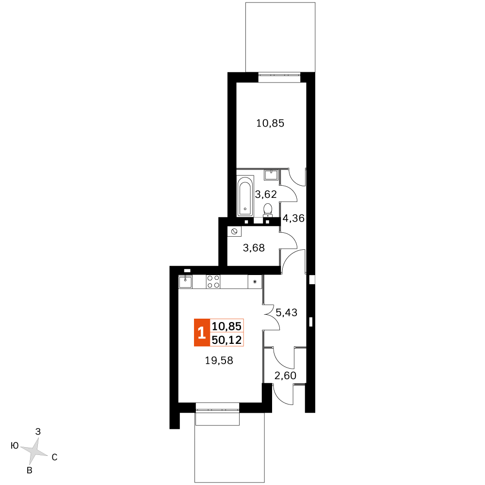 План таунхауса