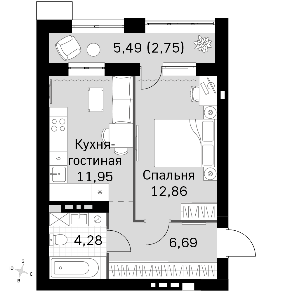 План таунхауса