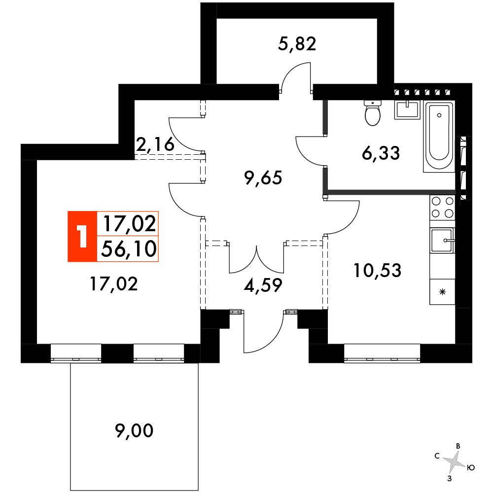 План таунхауса