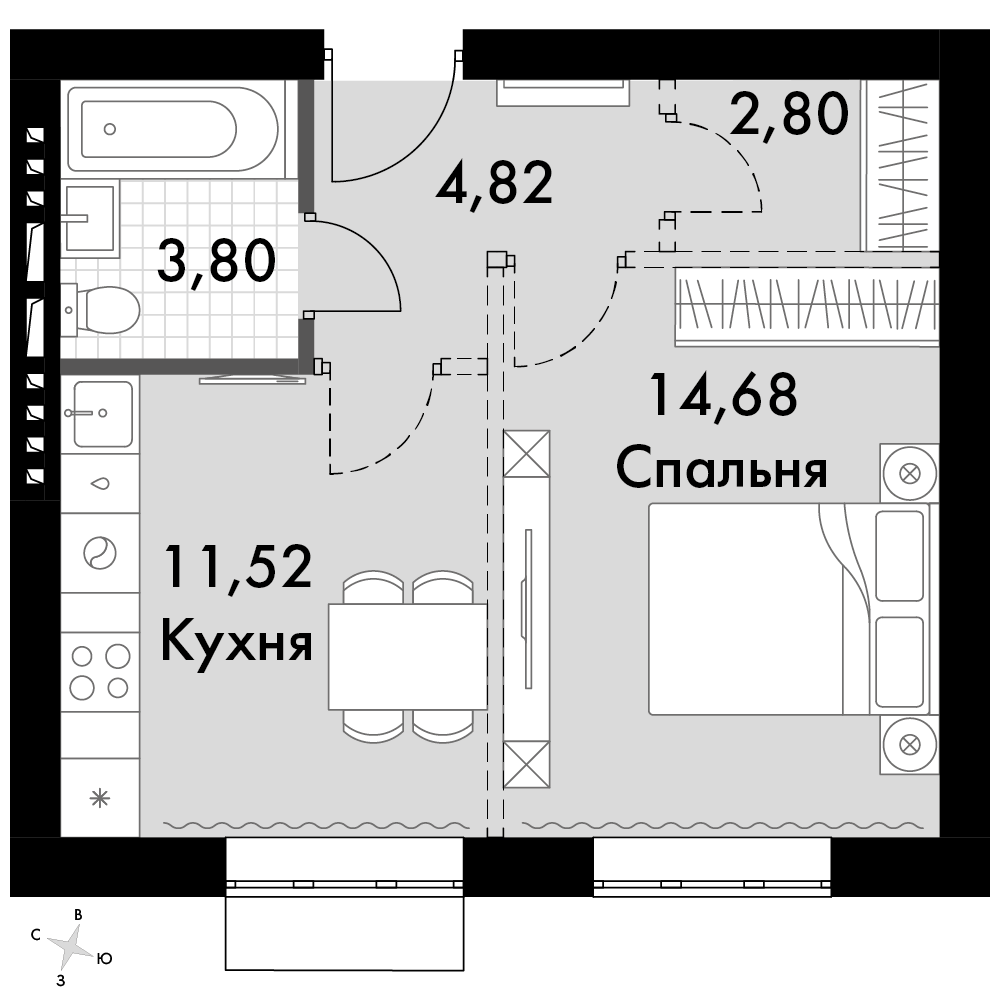 План таунхауса