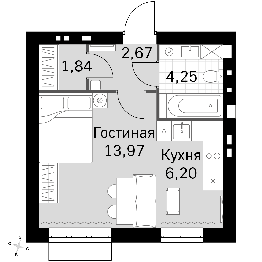 План таунхауса