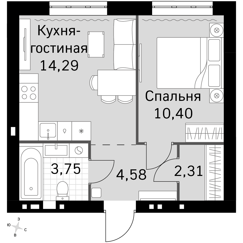 План таунхауса