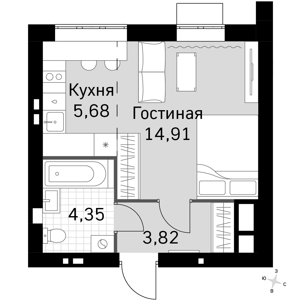 План таунхауса