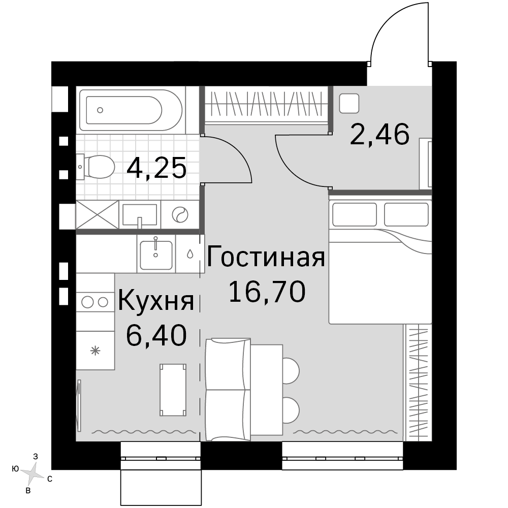 План таунхауса