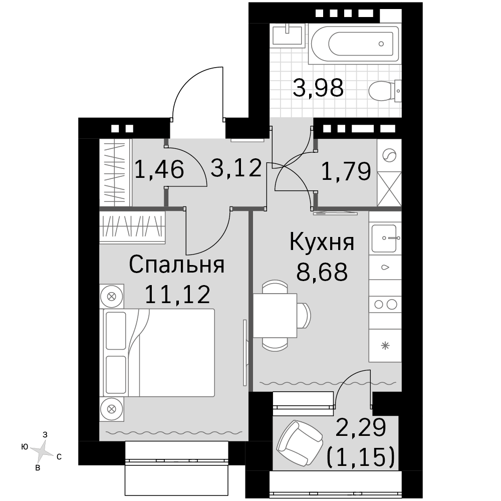 План таунхауса