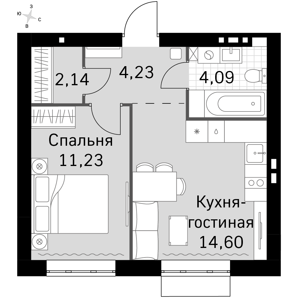 План таунхауса