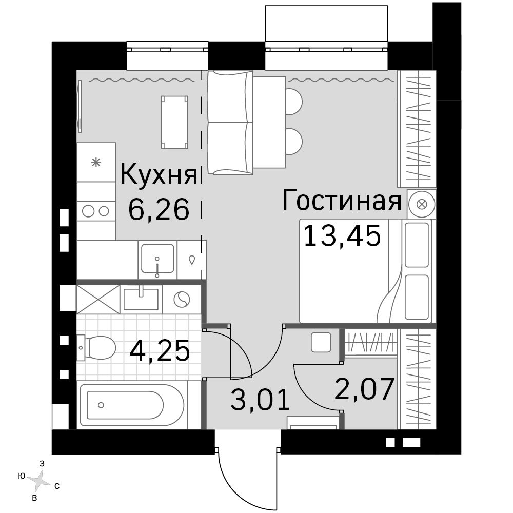 План таунхауса