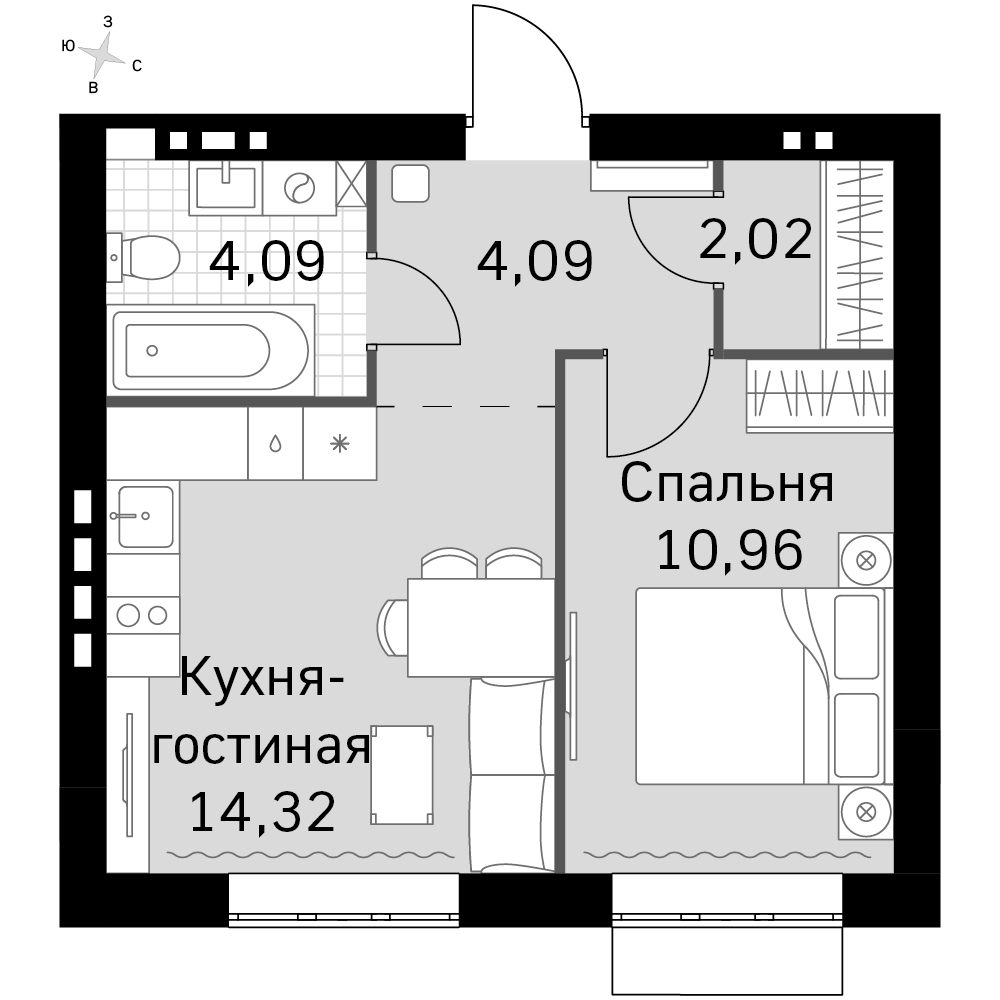 План таунхауса