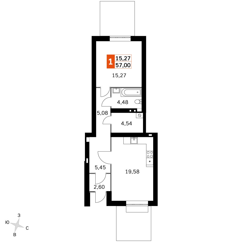 План таунхауса