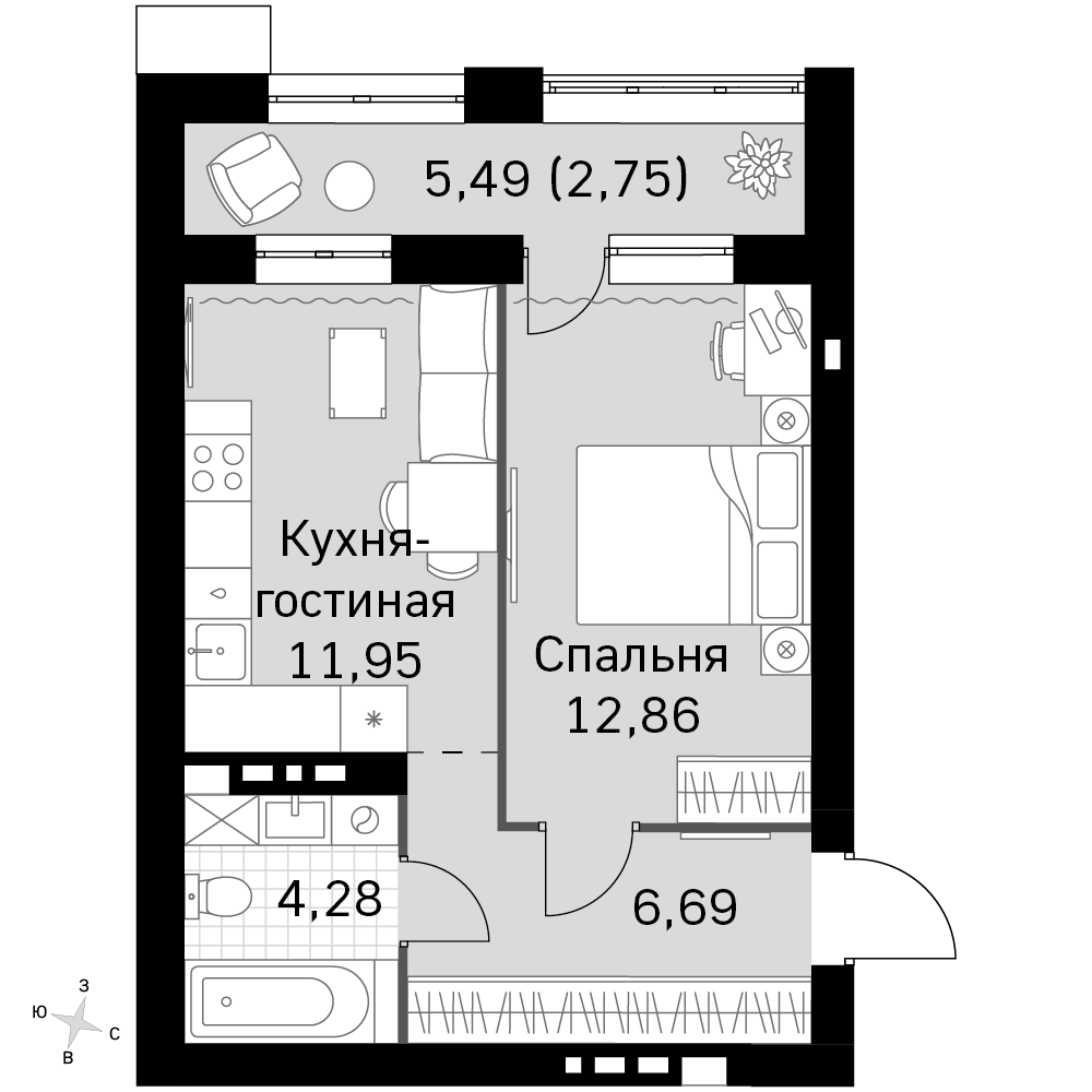 План таунхауса