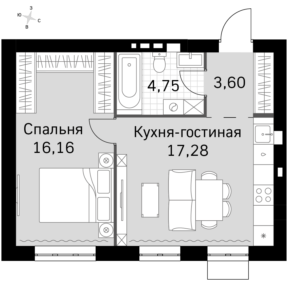 План таунхауса