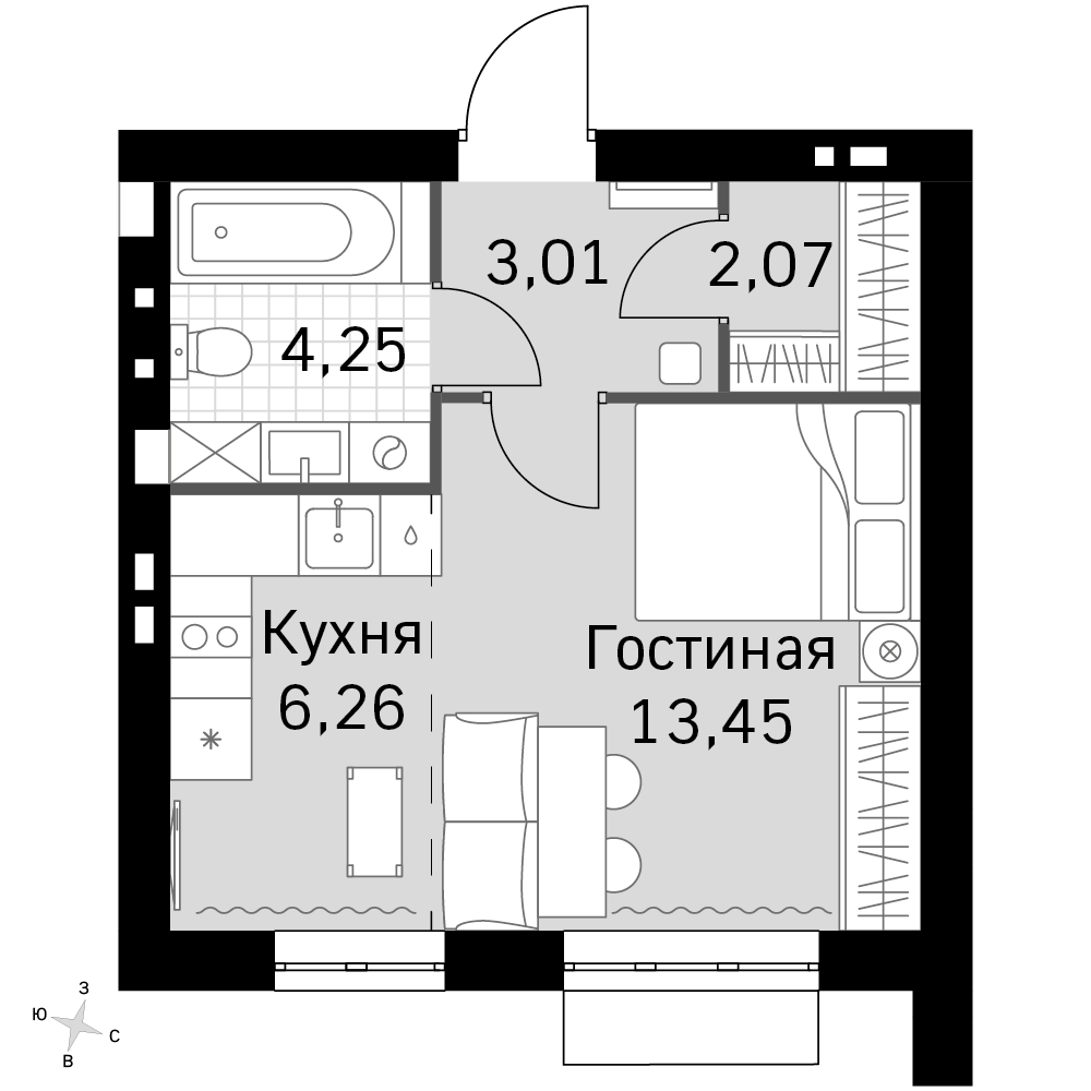 План таунхауса