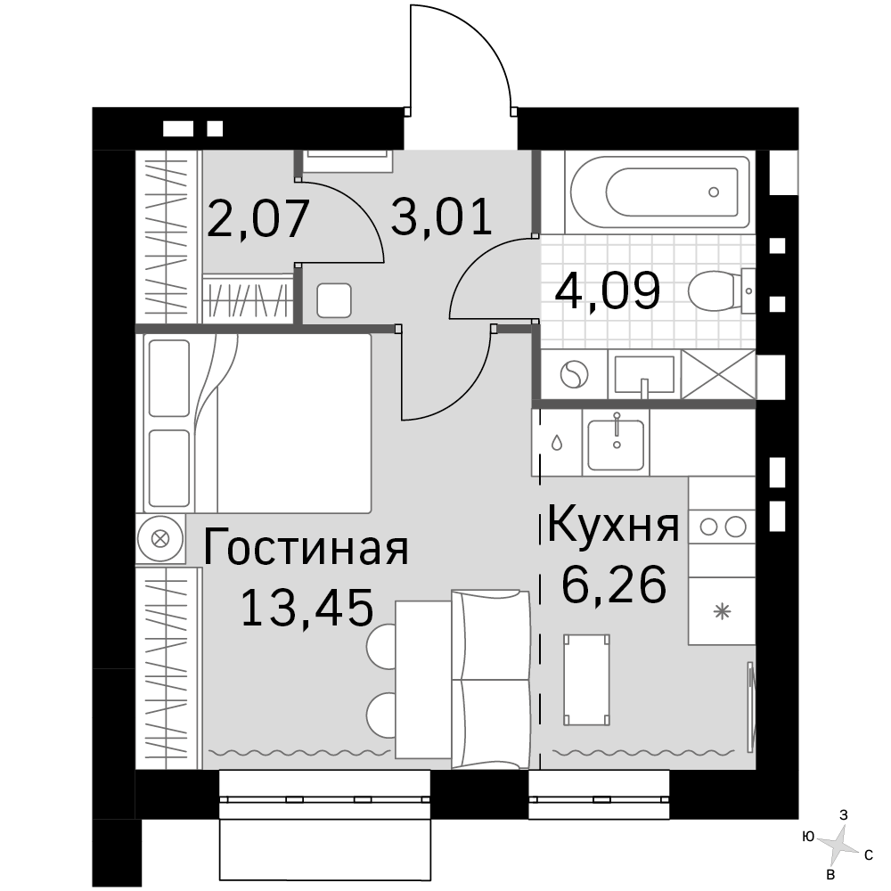 План таунхауса