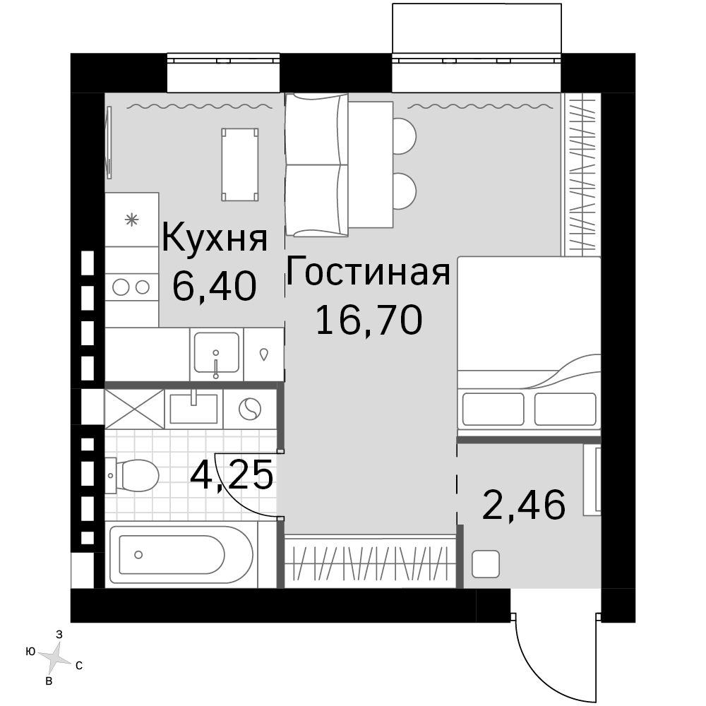 План таунхауса