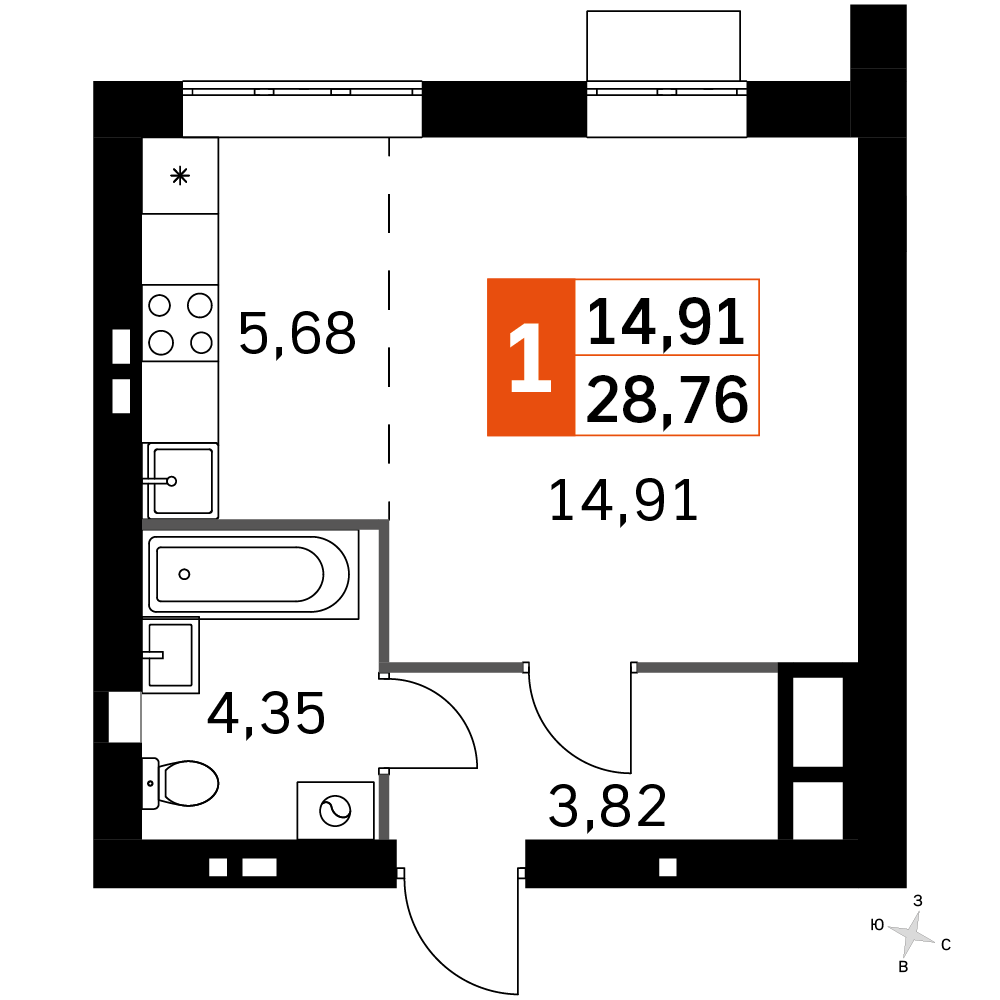 План таунхауса