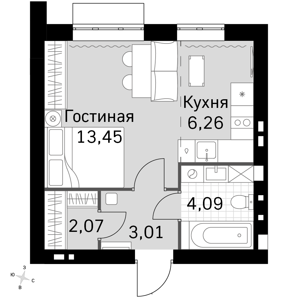 План таунхауса