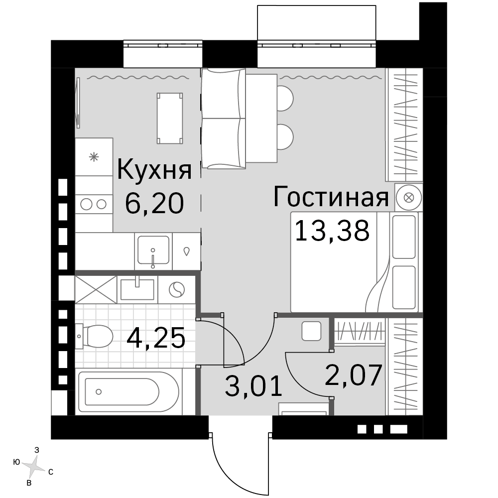 План таунхауса