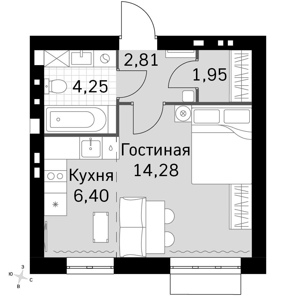 План таунхауса
