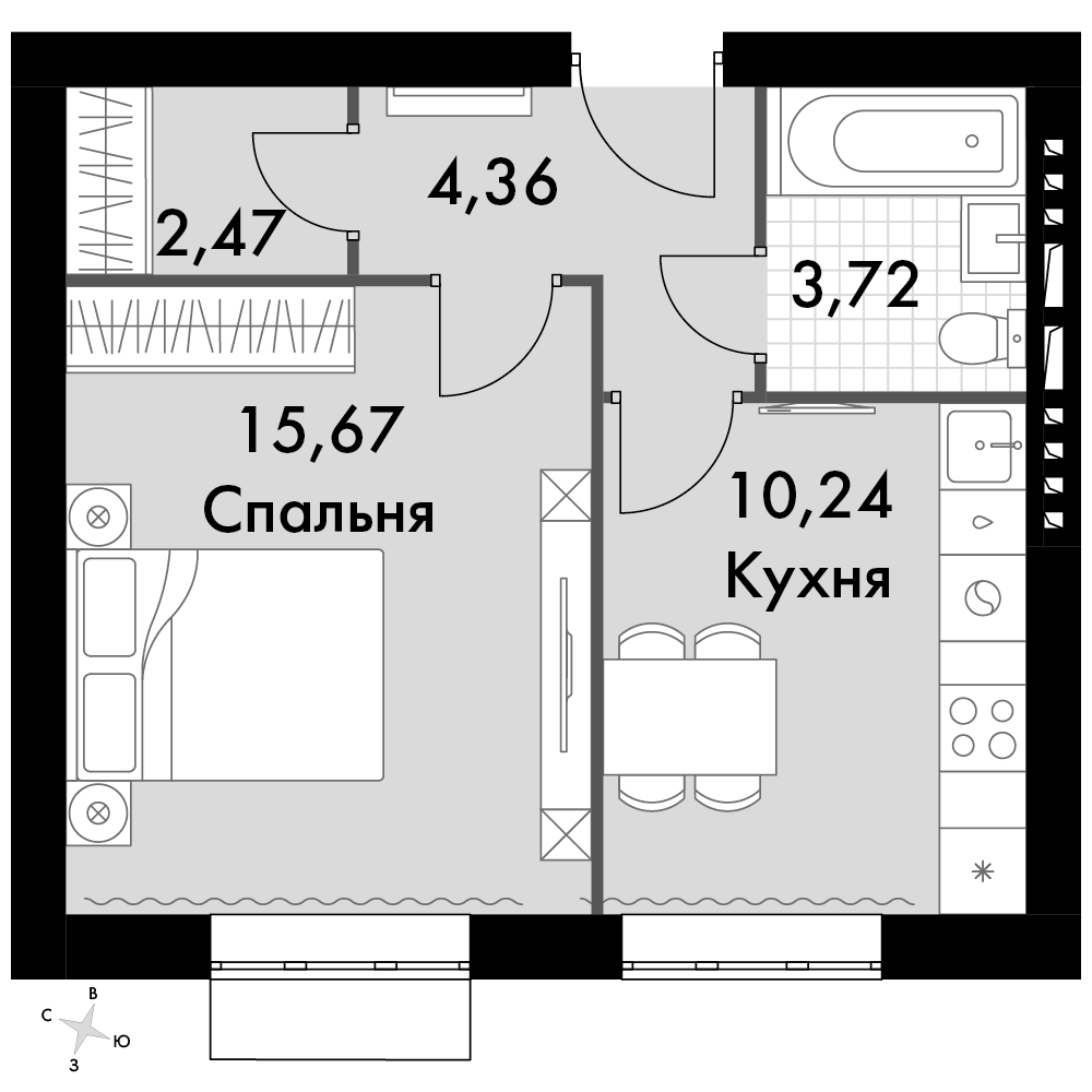 План таунхауса