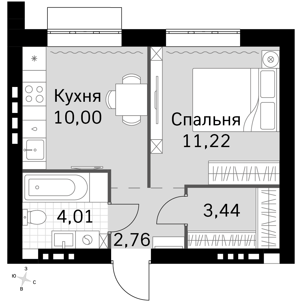 План таунхауса