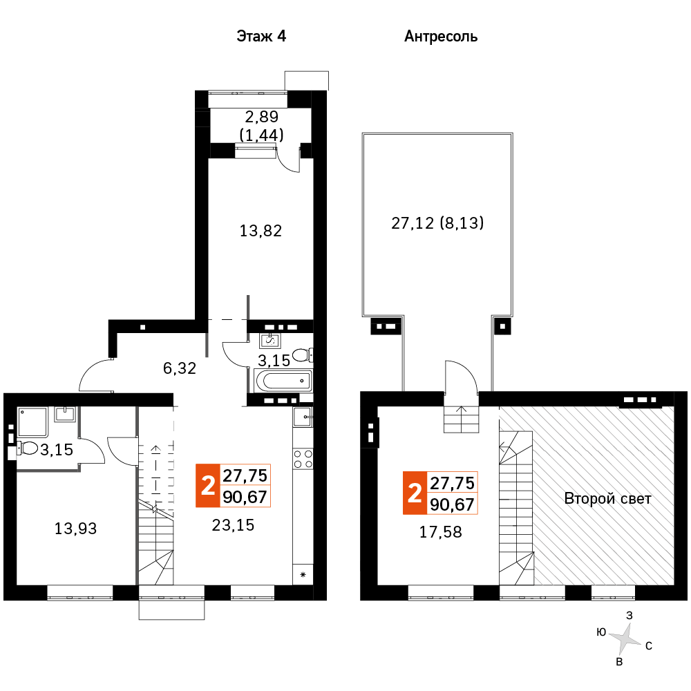План таунхауса