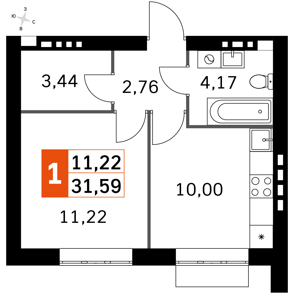 План таунхауса