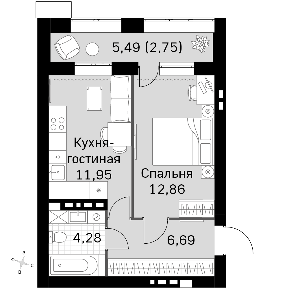 План таунхауса