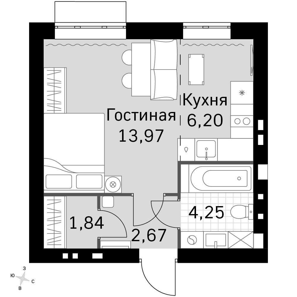 План таунхауса