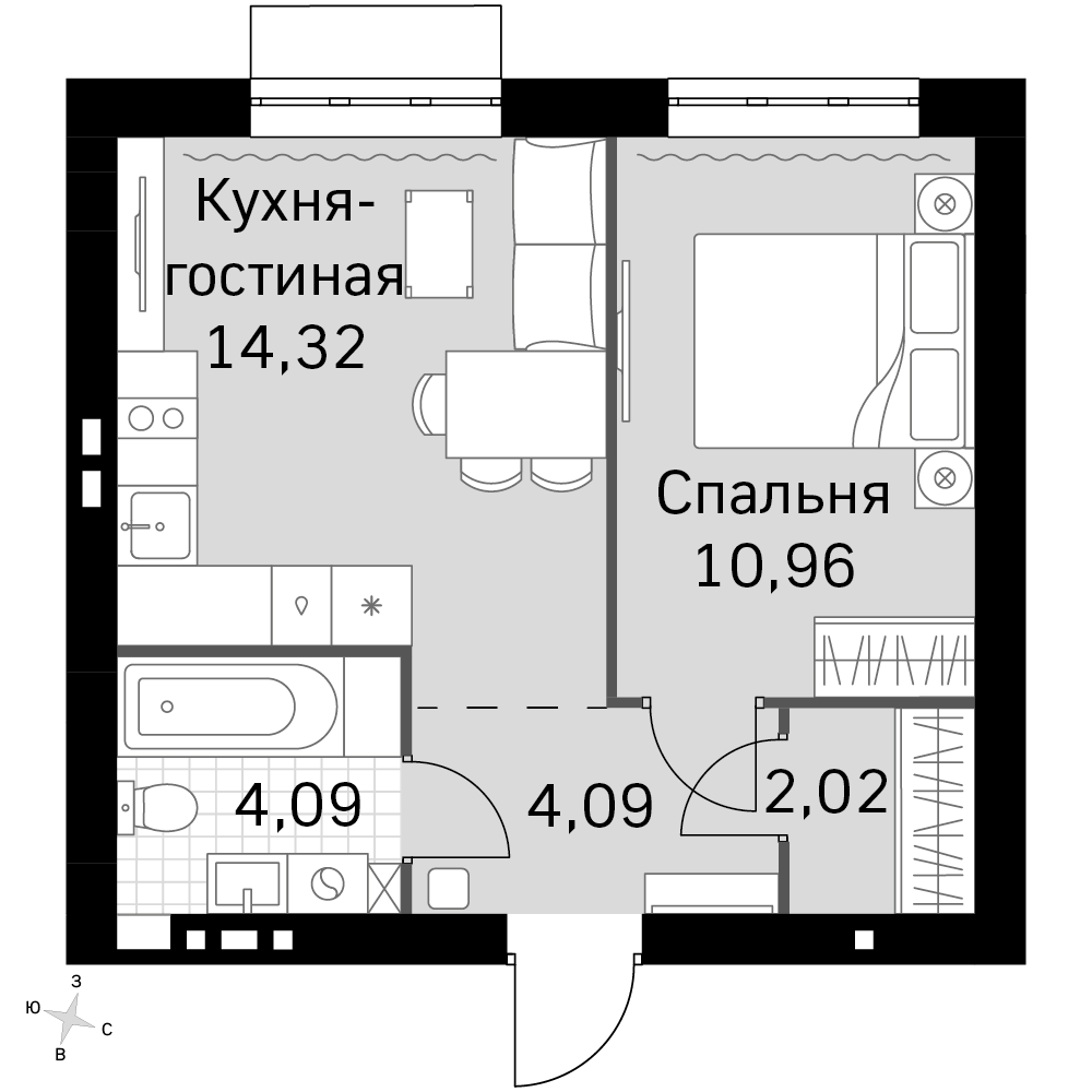 План таунхауса
