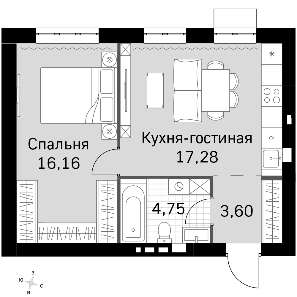 План таунхауса