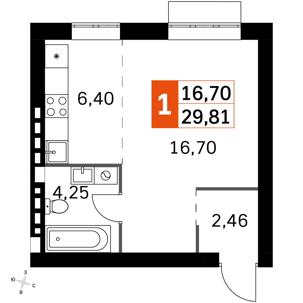 План таунхауса